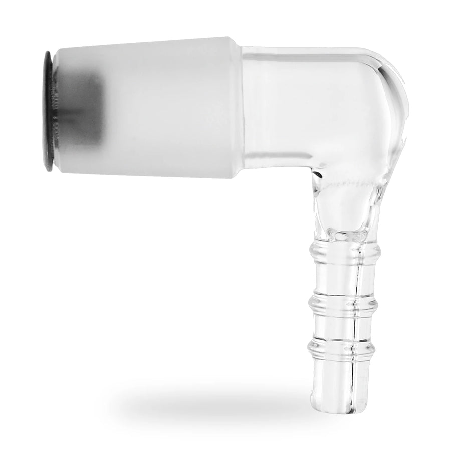 Glas-Winkeladapter mit Sieb