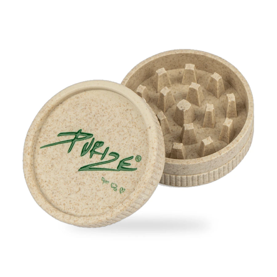PURIZE Bio Hanf Grinder 2-teilig – 55 mm