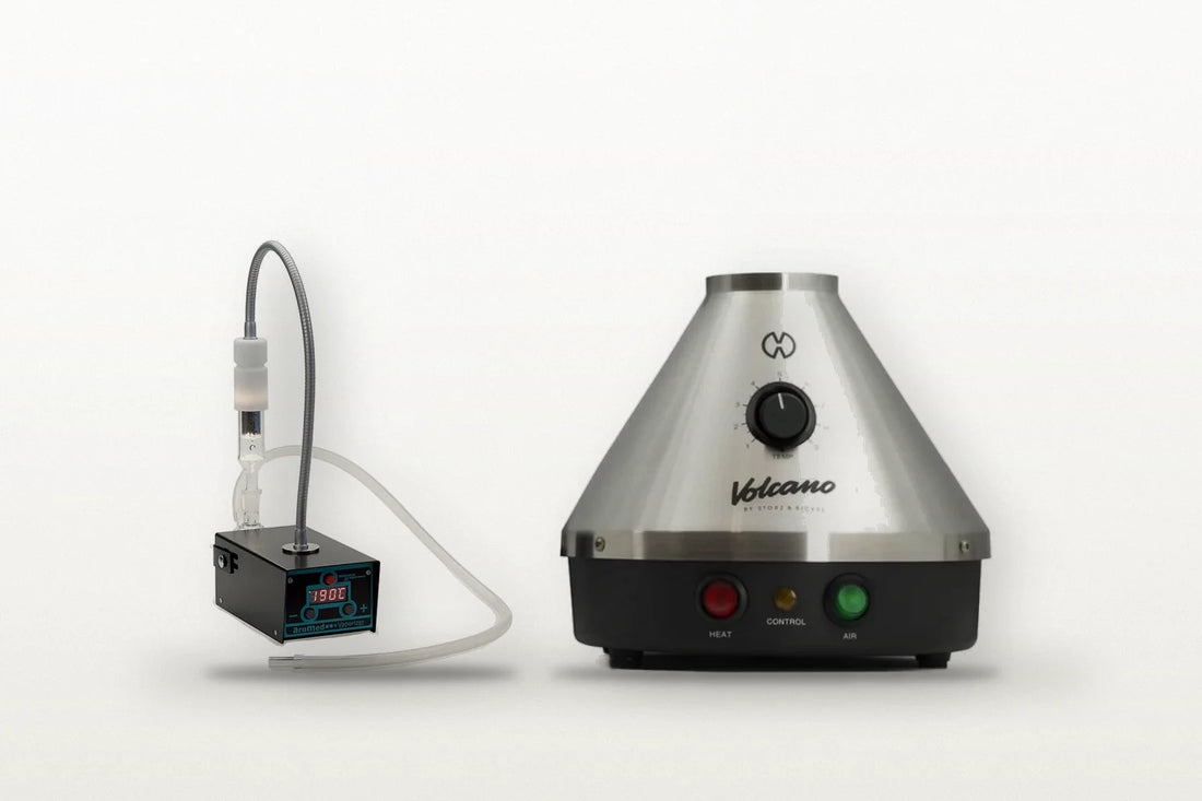 AroMed 4.0 vs. Volcano Classic: zwei Dampfwege – Originalgeräte im Studio