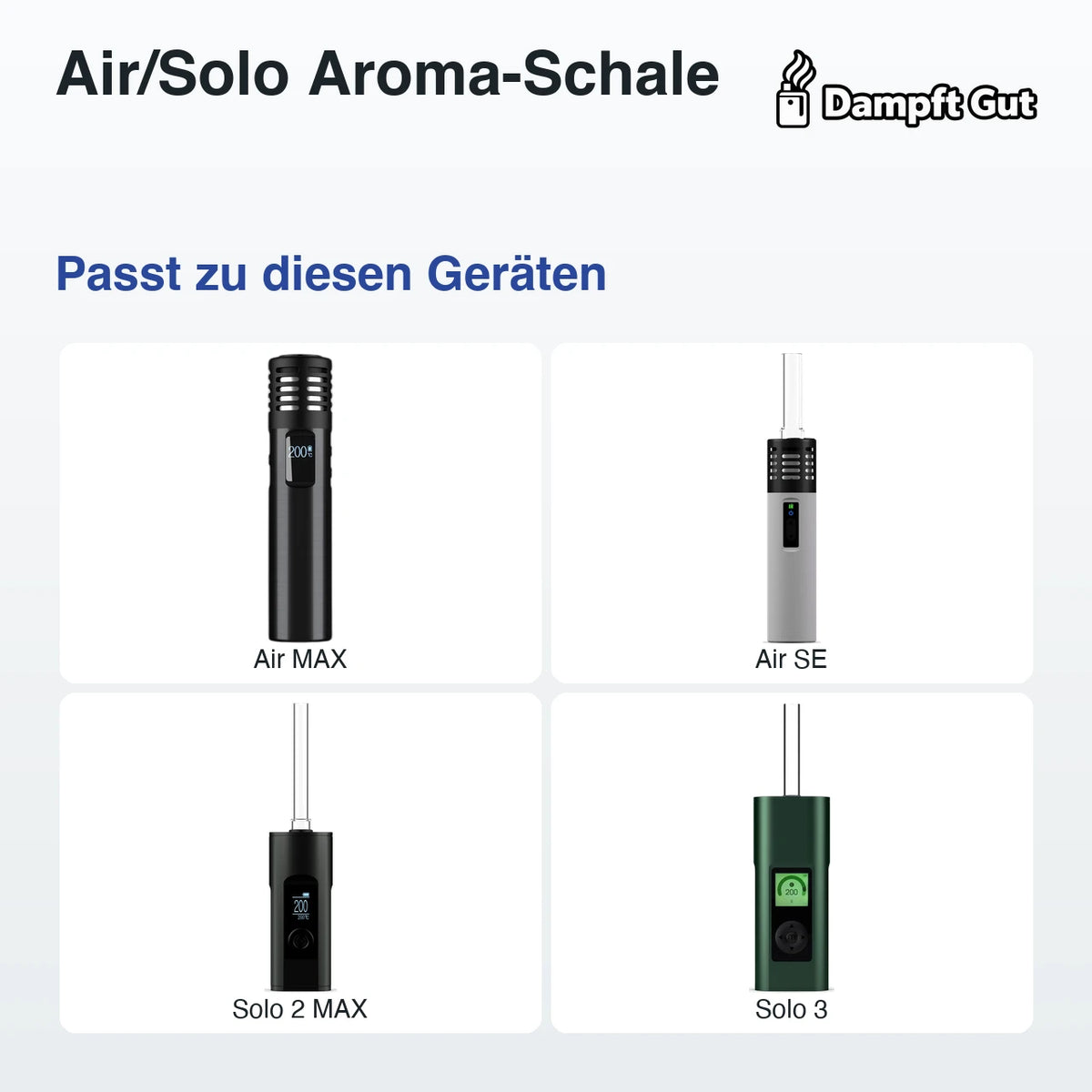 Air/Solo Aroma-Schale – passende Geräte: Air MAX, Air SE, Solo 2 MAX, Solo 3