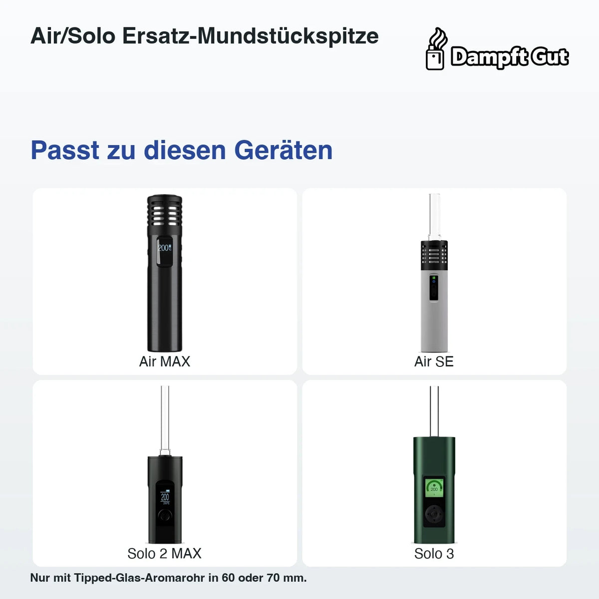 Air/Solo Ersatz-Mundstückspitze – passende Geräte: Air MAX, Air SE, Solo 2 MAX, Solo 3