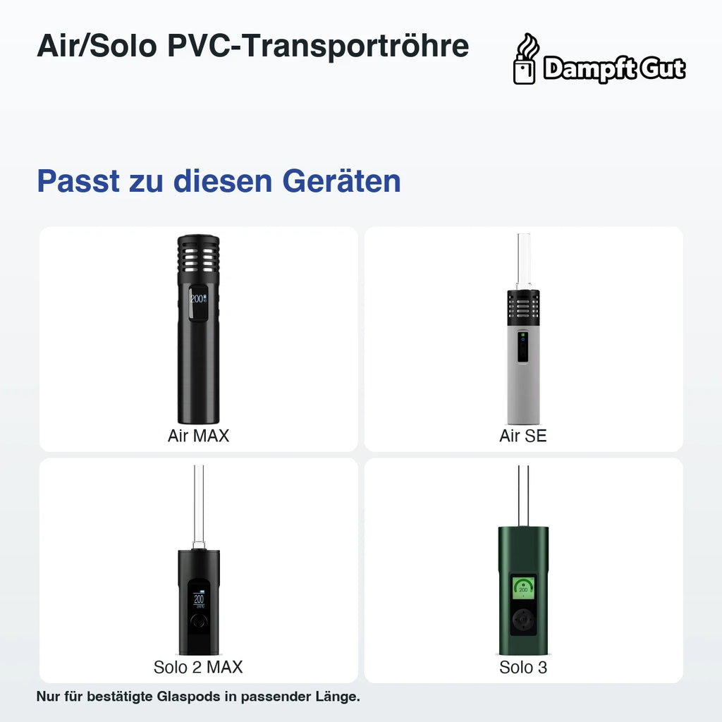 Air/Solo PVC-Transportröhre – passende Geräte: Air MAX, Air SE, Solo 2 MAX, Solo 3