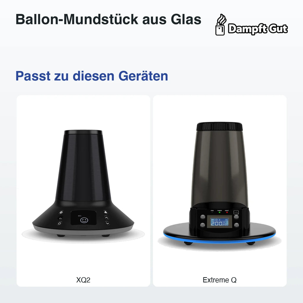Ballon-Mundstück aus Glas – passt zu diesen Vaporizern
