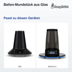 Ballon-Mundstück aus Glas – passt zu diesen Vaporizern
