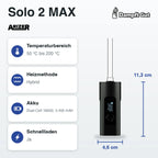 Arizer Arizer Solo 2 MAX Vaporizer – technische Daten auf einen Blick
