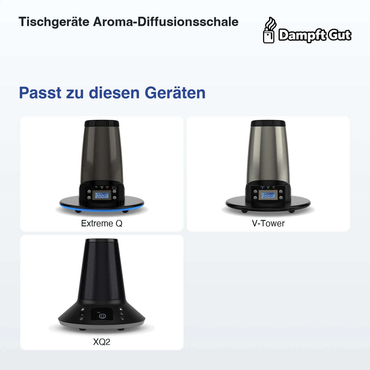 Tischgeräte Aroma-Diffusionsschale – passende Geräte: Extreme Q, V-Tower, XQ2