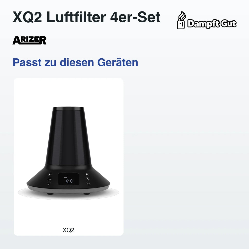 XQ2 Luftfilter 4er-Set – passt zu diesen Vaporizern