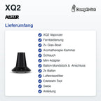 Arizer XQ2 Vaporizer – Lieferumfang