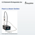 4.0 Edelstahl-Einlegesiebe 5er – passende Geräte: AroMed 4.0; Für die vorgesehene 4.0-Kräuterhalteraufnahme.