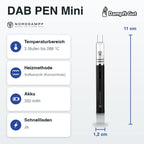 Norddampf DAB PEN Mini Vaporizer – technische Daten auf einen Blick