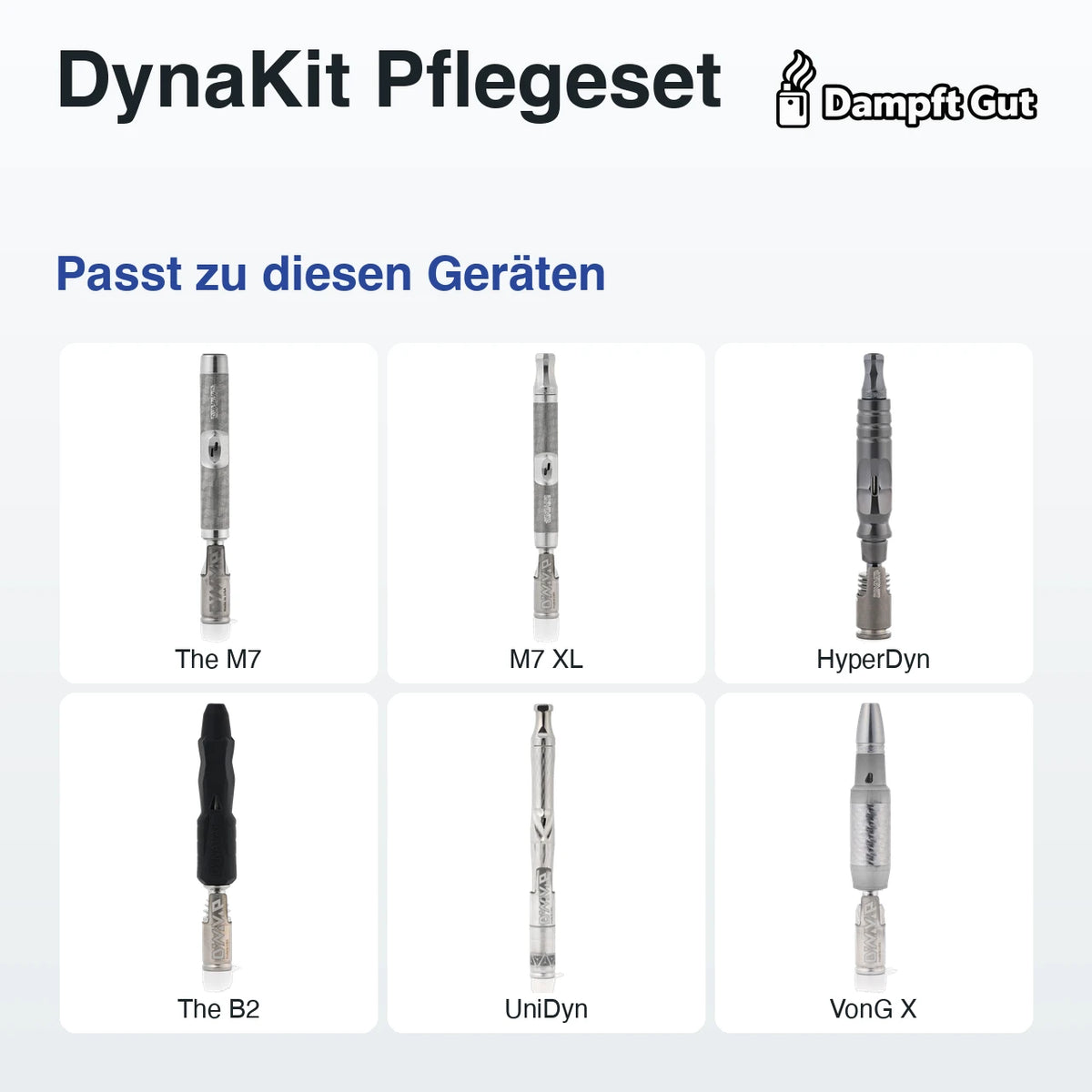 DynaKit Pflegeset – passt zu diesen Vaporizern