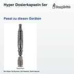 Hyper Dosierkapseln 5er – passende Geräte: HyperDyn; Nur Hyper-Tip-Kammer; fünf Kapseln, Gerät separat.