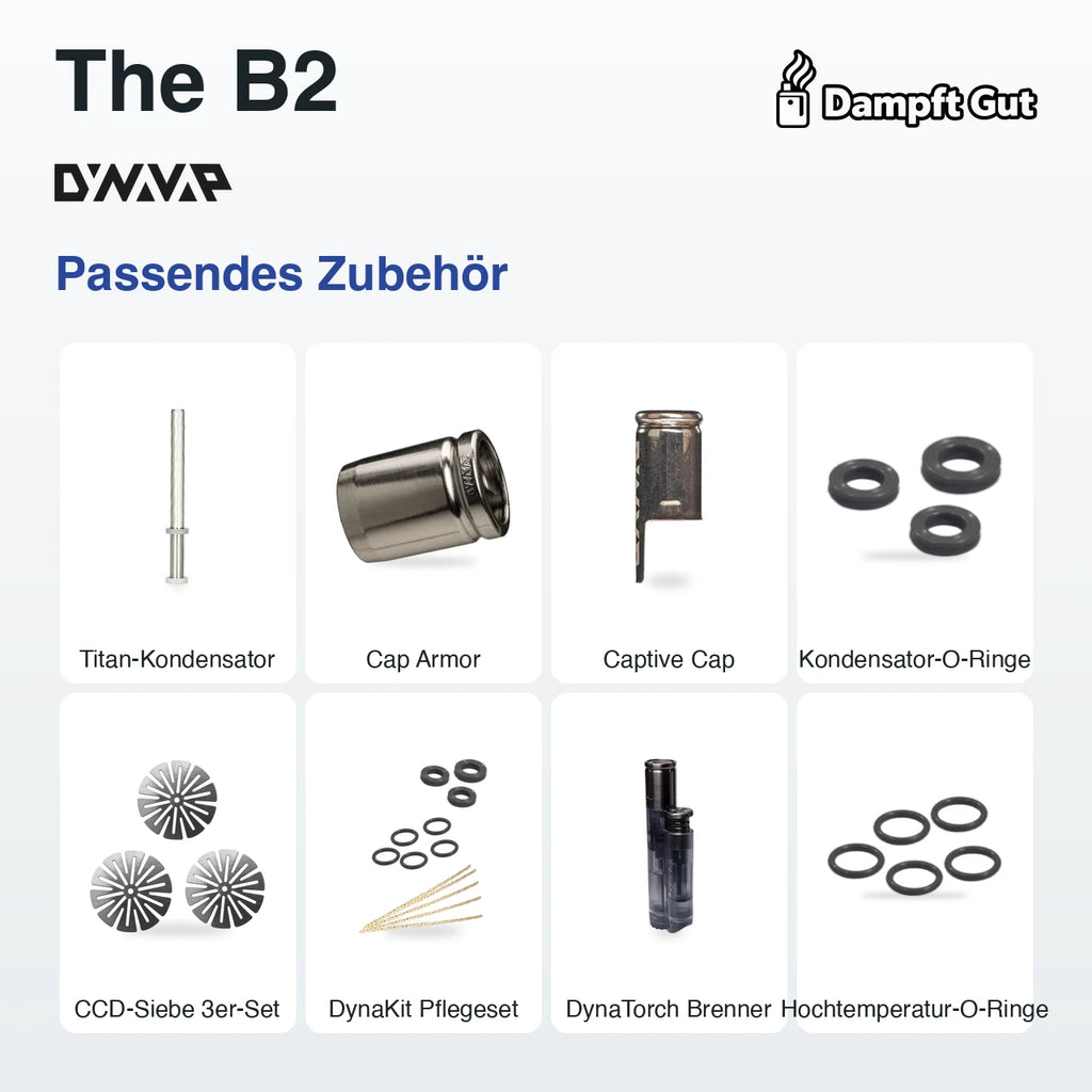 Passendes Zubehör für den DynaVap DynaVap The B2 Vaporizer