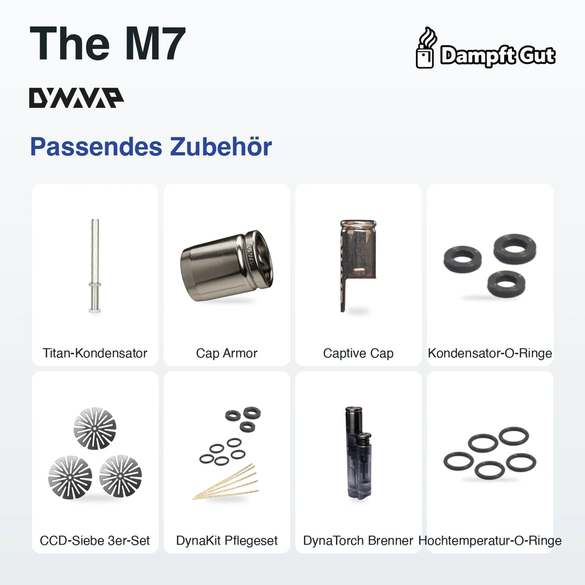 Passendes Zubehör für den DynaVap DynaVap The M7 Vaporizer