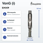 DynaVap DynaVap VonG (i) Vaporizer – technische Daten auf einen Blick