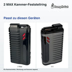 2 MAX Kammer-Feststellring – passende Geräte: FENiX 2 Max, 2.0; Ein Kammerhalter; Werkzeug und Kammer separat.