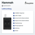 Norddampf Hammah Vaporizer – Lieferumfang