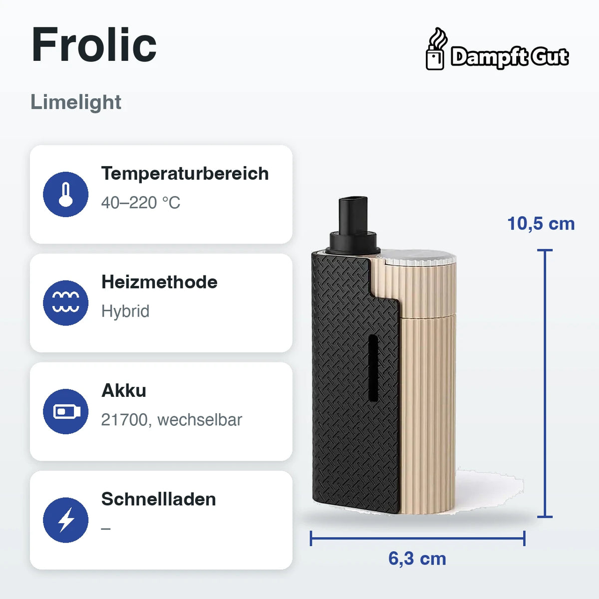 Limelight Limelight Frolic Vaporizer – technische Daten auf einen Blick