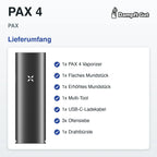 PAX PAX 4 Vaporizer – Lieferumfang