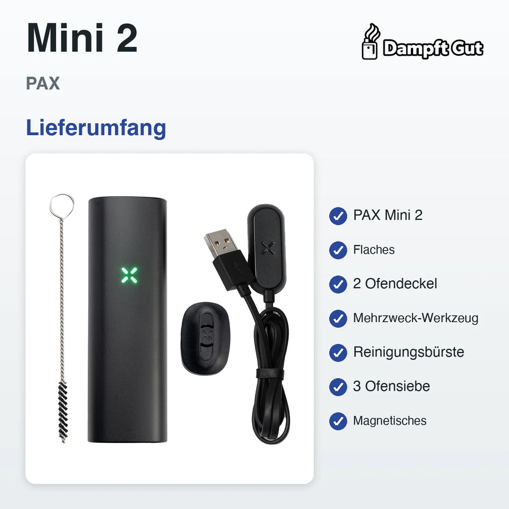 PAX PAX Mini 2 Vaporizer – Lieferumfang