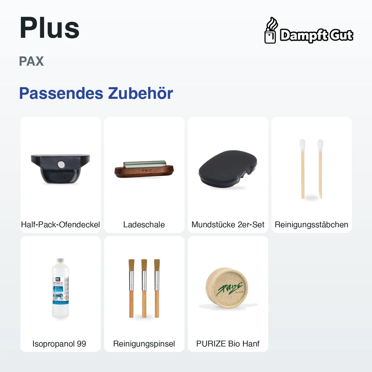 Passendes Zubehör für den PAX Pax Plus Vaporizer