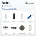 Passendes Zubehör für den Norddampf Relict Vaporizer