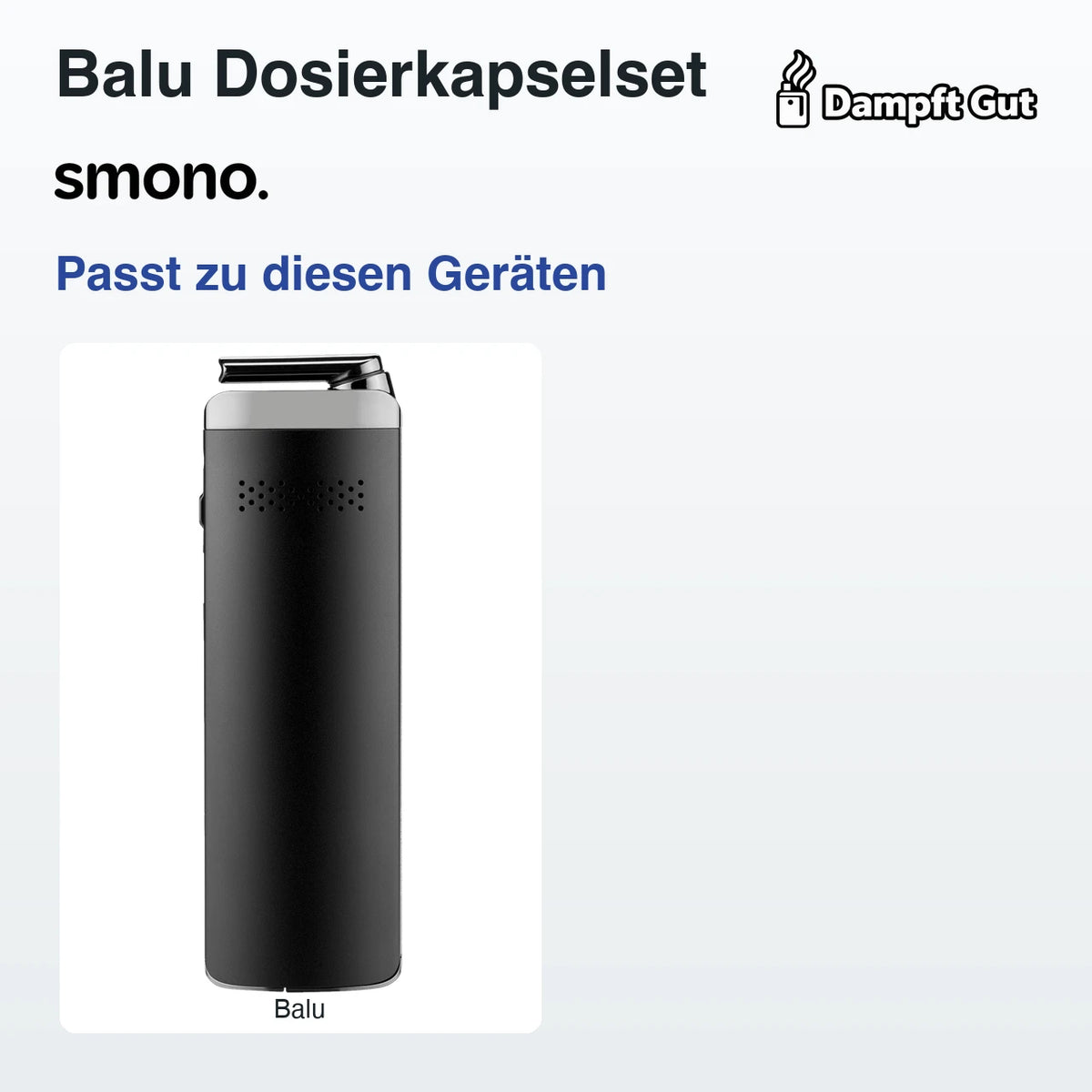 Smono Balu Dosierkapselset – passende Geräte: Balu