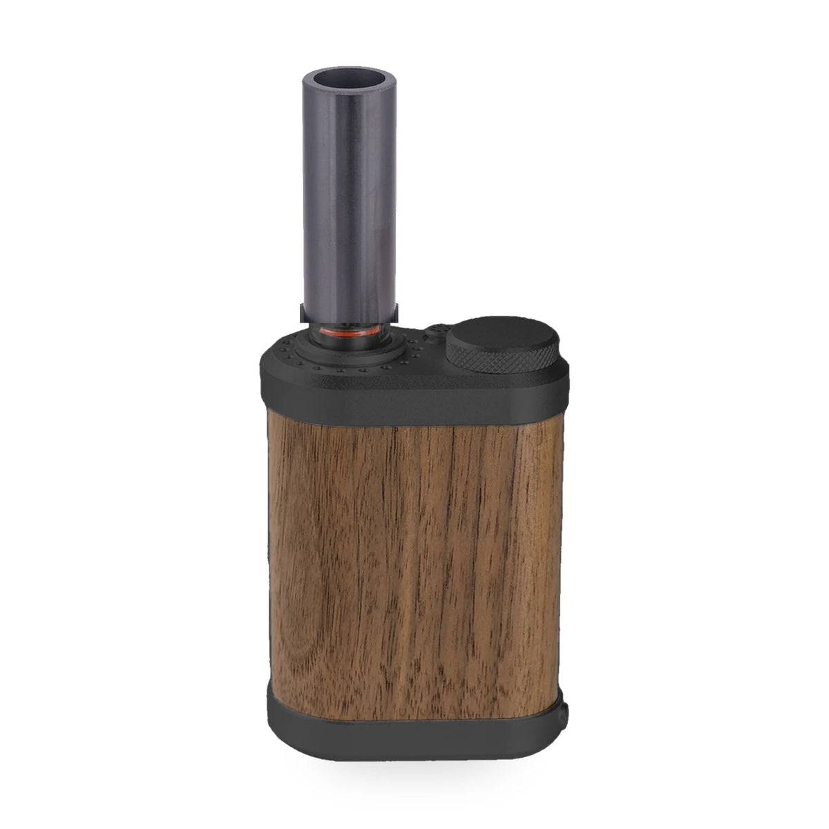 TinyMight V2 Walnuss Schwarz – Frontalansicht