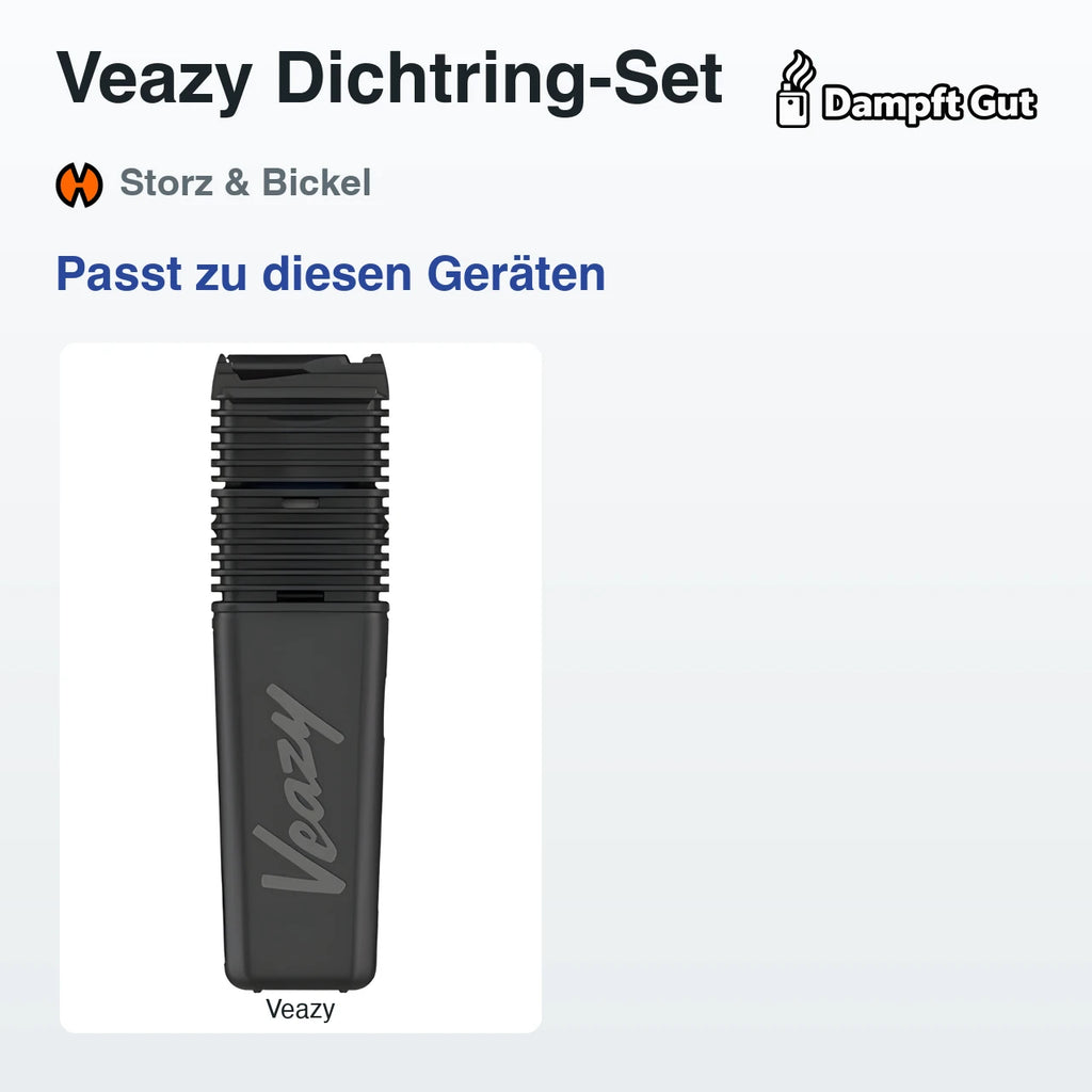 Veazy Dichtring-Set – passt zu diesen Vaporizern