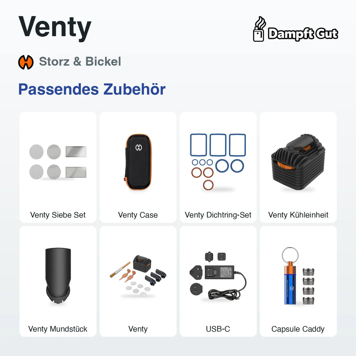 Passendes Zubehör für den Storz & Bickel Venty Vaporizer