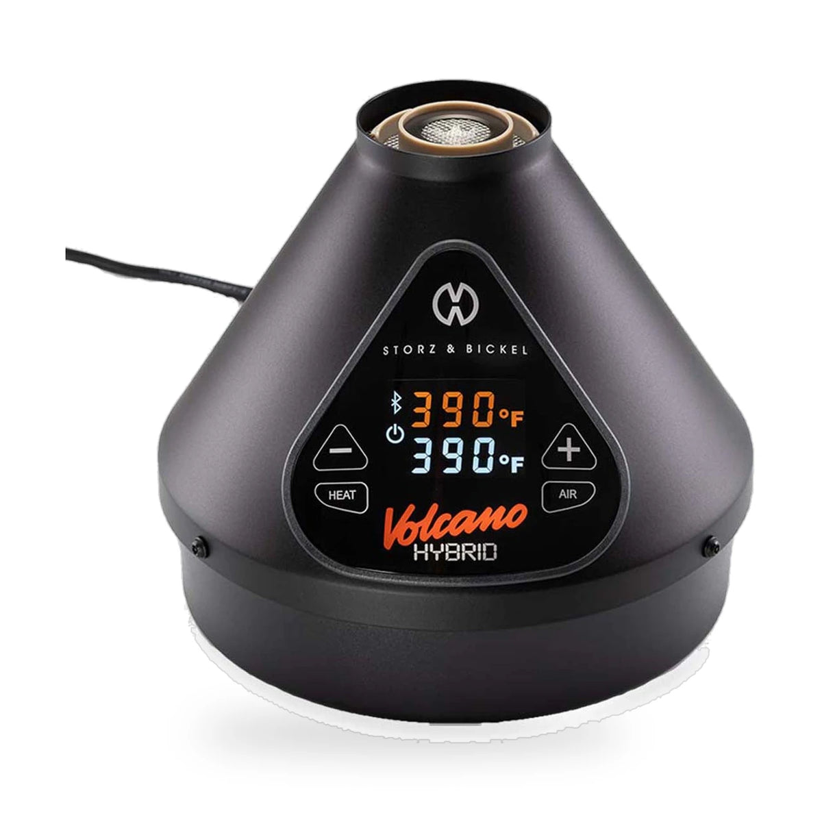 Volcano Hybrid Schwarz – Frontalansicht