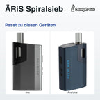 ÄRiS Spiralsieb – passt zu diesen Vaporizern