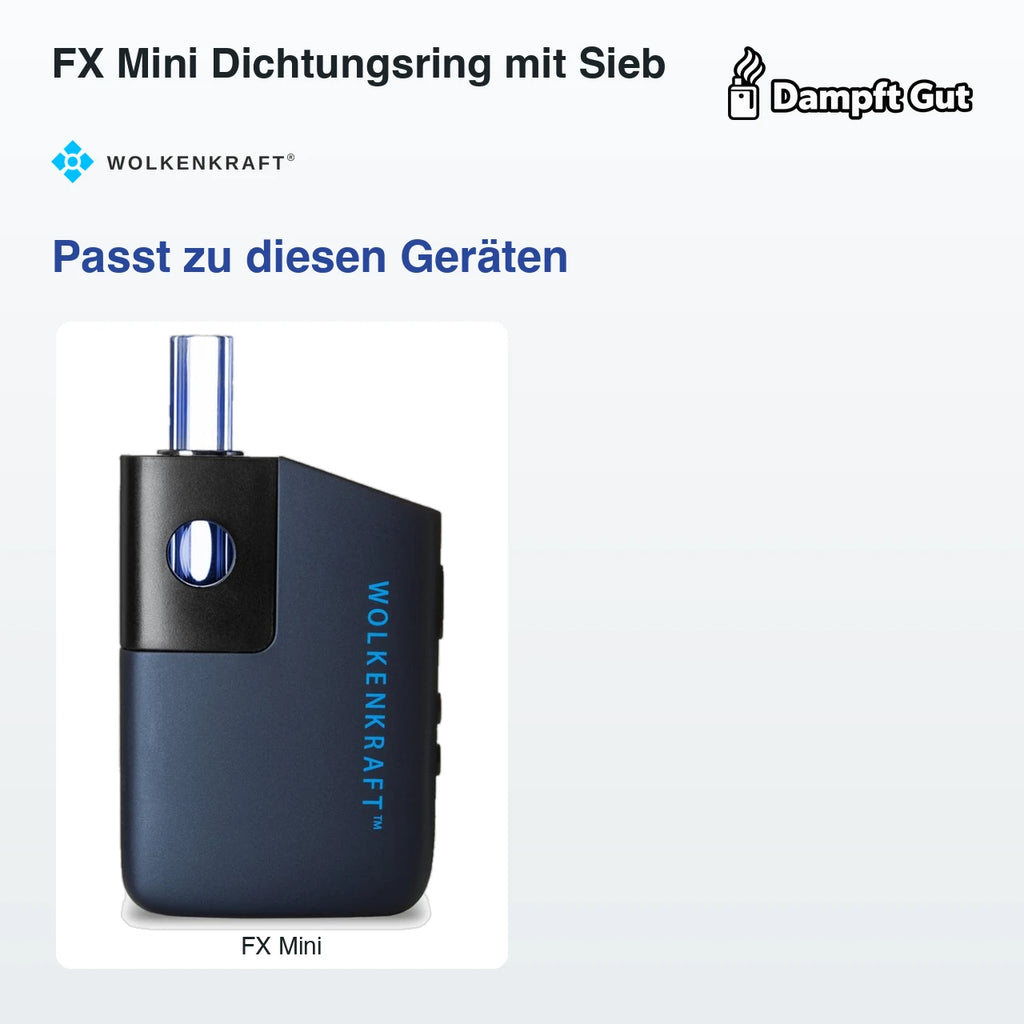 FX Mini Dichtungsring mit Sieb – passt zu diesen Vaporizern