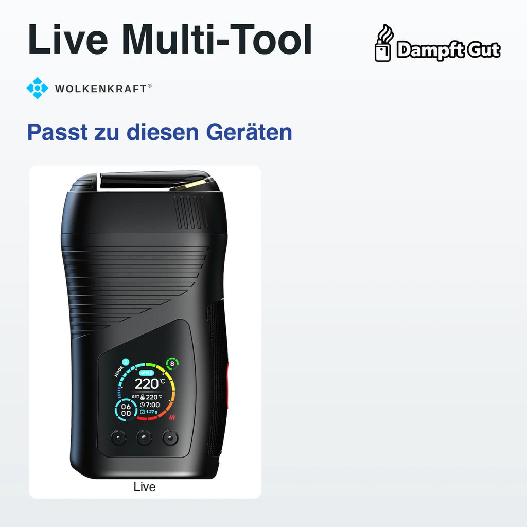 Live Multi-Tool – passt zu diesen Vaporizern