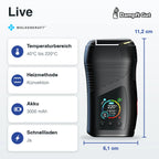 Wolkenkraft Live Vaporizer – technische Daten auf einen Blick