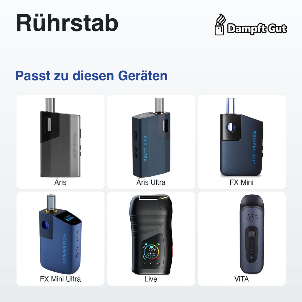 Rührstab – passt zu diesen Vaporizern