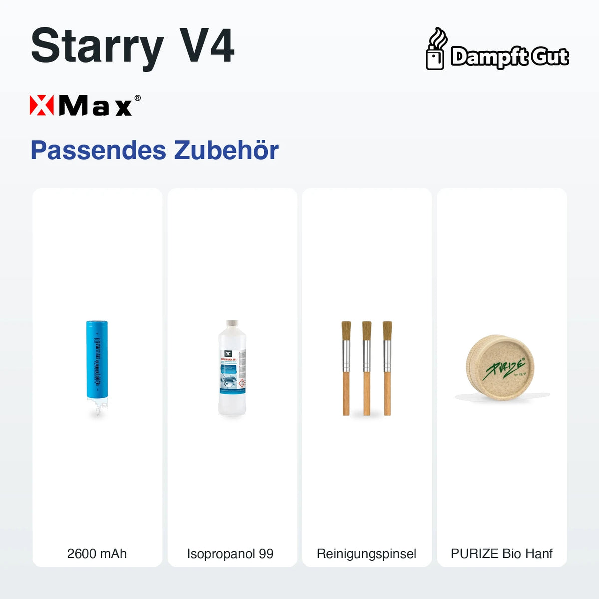 Passendes Zubehör für den XMAX XMAX Starry V4 Vaporizer