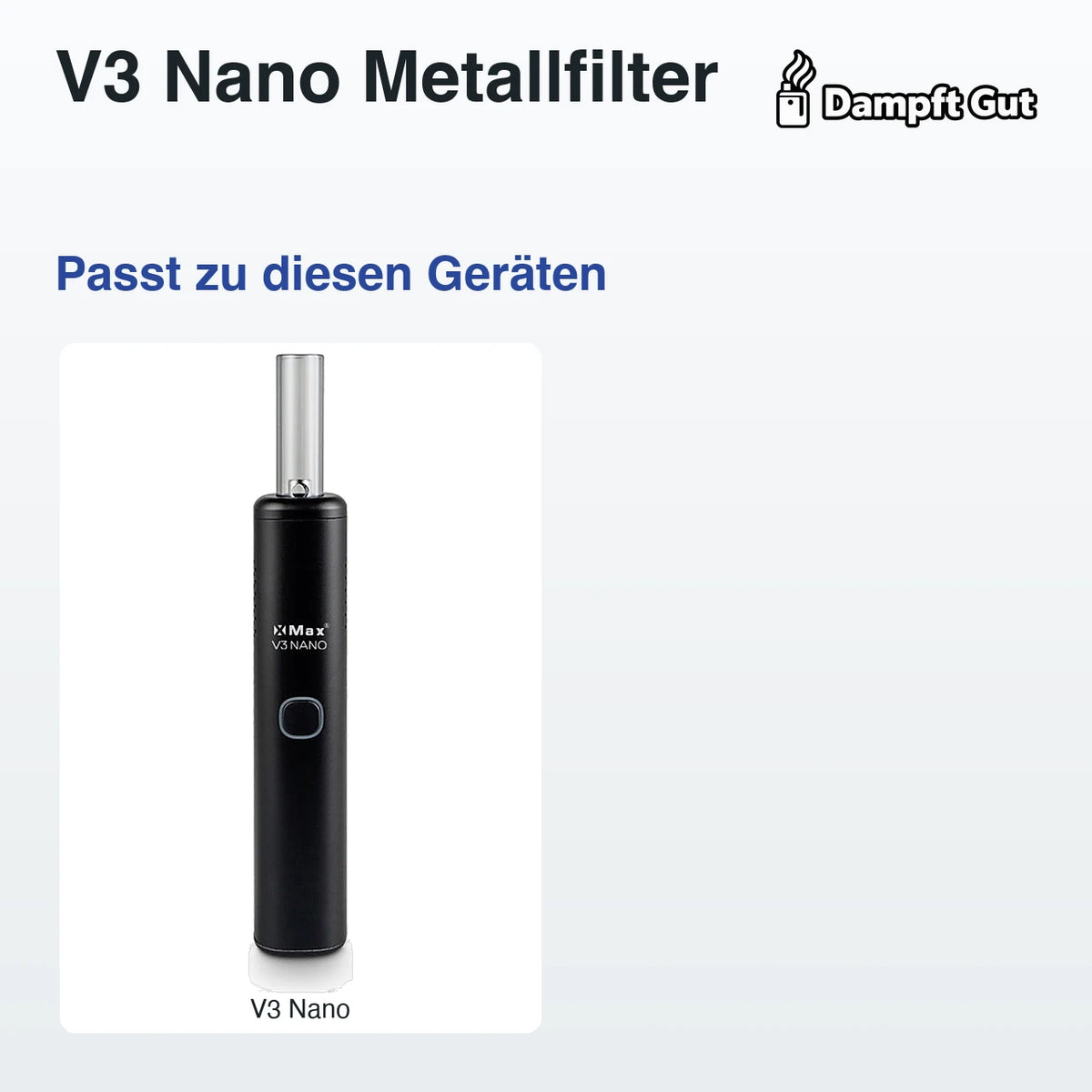 V3 Nano Metallfilter – passende Geräte: V3 Nano