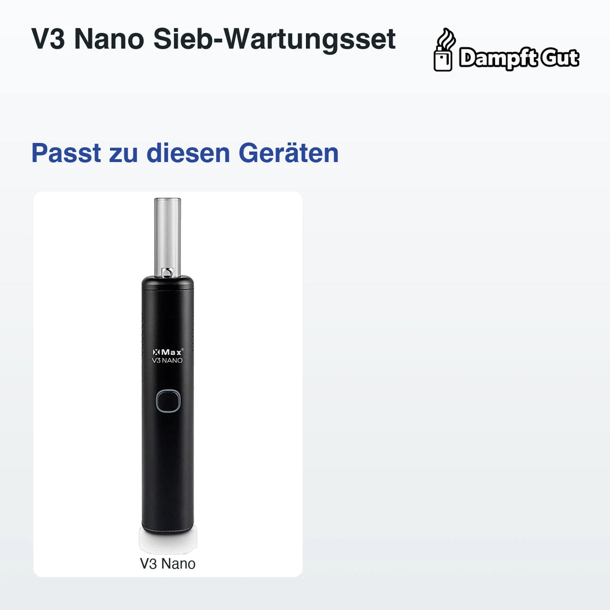 V3 Nano Sieb-Wartungsset – passende Geräte: V3 Nano