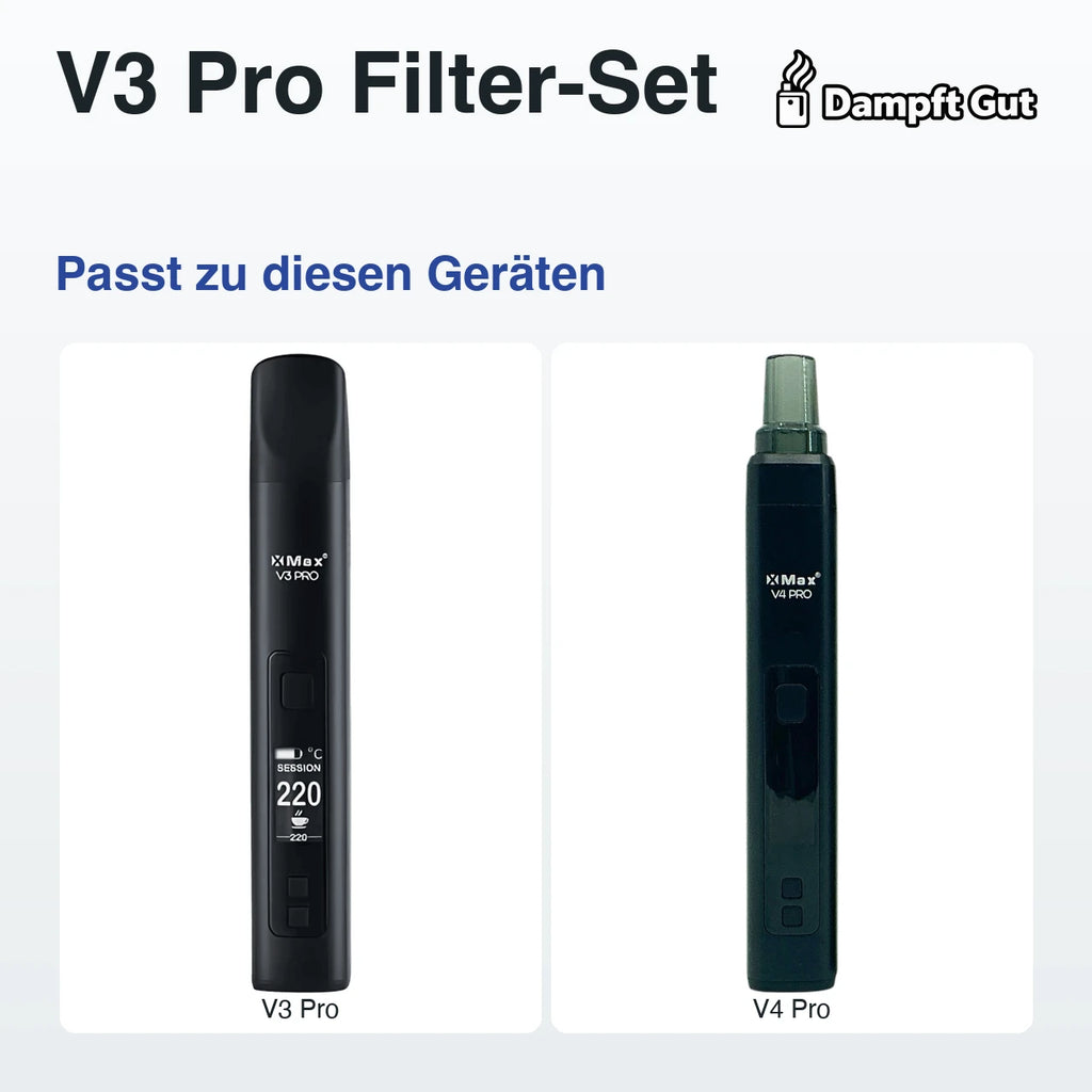 V3 Pro Filter-Set – passt zu diesen Vaporizern