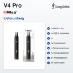 XMAX XMAX V4 Pro Vaporizer – Lieferumfang